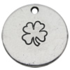 Pendant Zinc Alloy Jewelry Findings Lead-free, 20mm Hole:2mm, Sold by Bag