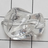 Transparent Acrylic Beads, 18x14mm Hole:1mm, Sold by Bag 