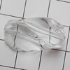 Transparent Acrylic Beads, 25x12mm Hole:1mm, Sold by Bag 