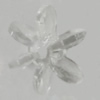 Transparent Acrylic Bead, 13mm Hole:2mm, Sold by Bag 