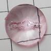 Transparent Acrylic Beads, Flat Round 14mm Hole:1mm, Sold by Bag 