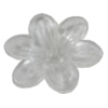 Transparent Acrylic Bead, Flower 26mm Hole:2mm, Sold by Bag 