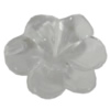 Transparent Acrylic Bead, Flower 28mm Hole:1.5mm, Sold by Bag 