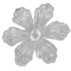 Transparent Acrylic Bead, Flower 28mm Hole:2mm, Sold by Bag 