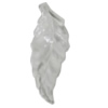 Transparent Acrylic Pendant, Leaf 40x14mm Hole:2mm Sold by Bag 