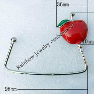 Zinc Alloy Purse Hanger, Lead-free, 36x40mm, Sold by PC