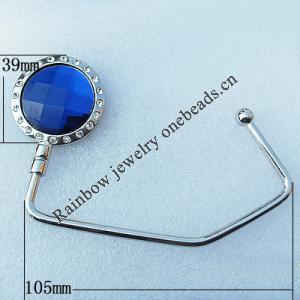 Zinc Alloy Purse Hanger, Lead-free, 39mm, Sold by PC