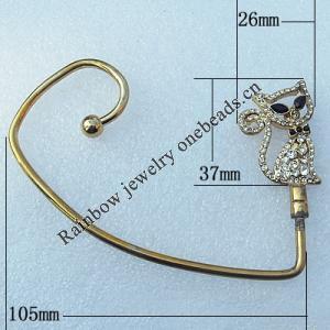 Zinc Alloy Purse Hanger, Lead-free, 37x26mm, Sold by PC