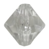 Transparent Acrylic Bead, Bicone 25x24mm Hole:3.5mm, Sold by Bag 