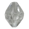 Transparent Acrylic Bead, 23x17mm Hole:2.5mm, Sold by Bag 