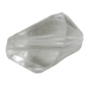 Transparent Acrylic Bead, Nugget 12x12mm Hole:2mm, Sold by Bag 