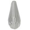 Transparent Acrylic Bead, 18x7mm Hole:1.5mm, Sold by Bag 