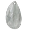 Transparent Acrylic Pendant, 38x22mm Hole:1.5mm Sold by Bag 