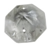 Transparent Acrylic Bead, 20mm Hole:1.5mm, Sold by Bag 