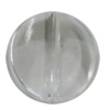 Transparent Acrylic Bead, Flat Round 21mm Hole:2mm, Sold by Bag 