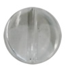 Transparent Acrylic Bead, Flat Round 24mm Hole:2mm, Sold by Bag 