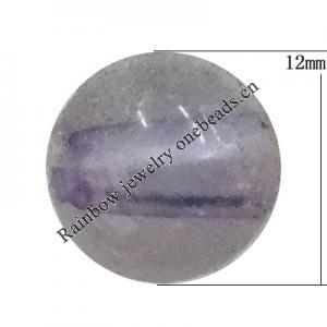 Acrylic Beads, Round 12mm Hole:2mm, Sold by Bag