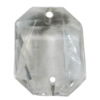 Transparent Acrylic Bead, Rondelle 24x18mm Hole:2mm, Sold by Bag 