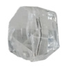 Transparent Acrylic Bead, Polyhedron 31x28mm Hole:4mm, Sold by Bag 