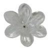 Transparent Acrylic Bead, Flower 25mm Hole:2mm, Sold by Bag 