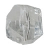 Transparent Acrylic Bead, Polyhedron 19x17mm Hole:3.5mm, Sold by Bag 