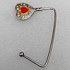 Zinc Alloy Purse Hanger, Lead-free, 31x33mm, Sold by PC