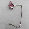 Zinc Alloy Purse Hanger, Lead-free, 43x26mm, Sold by PC