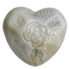 Acrylic Beads, Heart 25x26mm Hole:3mm, Sold by Bag