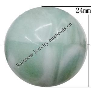 Acrylic Beads, Round 24mm Hole:4mm, Sold by Bag