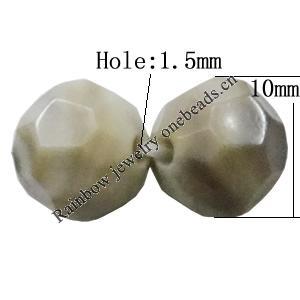 Acrylic Beads, 10mm Hole:1.5mm, Sold by Bag