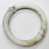 Acrylic Beads, Donut Outside Diameter:41mm, Inside Diameter:30mm, Sold by Bag