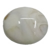 Acrylic Beads, Flat Oval 24x20mm Hole:2mm, Sold by Bag