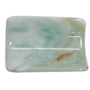 Acrylic Beads, Twist Rectangle 38x25mm Hole:2.5mm, Sold by Bag