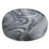 Acrylic Beads, Faceted Oval 35x26mm Hole:3.5mm, Sold by Bag