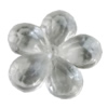 Transparent Acrylic Bead, Flower 20mm Hole:1mm, Sold by Bag 