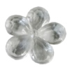 Transparent Acrylic Bead, Flower 20mm Hole:1mm, Sold by Bag 