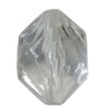 Transparent Acrylic Bead, 15x10mm Hole:1.5mm, Sold by Bag 