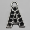 Pendant Zinc Alloy Jewelry Findings Lead-free, 18x12mm Hole:3mm, Sold by Bag