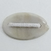 Acrylic Connectors, Flat Oval 15x8mm Hole:1mm, Sold by Bag