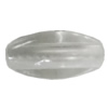 Transparent Acrylic Bead, Oval 11x6mm Hole:2mm, Sold by Bag 