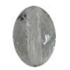 Transparent Acrylic Bead, Faceted Oval 14x9mm Hole:2mm, Sold by Bag 