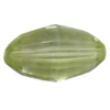 Transparent Acrylic Bead, Faceted Oval 17x10mm Hole:1mm, Sold by Bag 