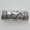 European style Beads Zinc Alloy Jewelry Findings Lead-free, Tube 12x6mm Hole:4mm, Sold by Bag
