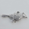 Pendant Zinc Alloy Jewelry Findings Lead-free, 24x12mm Hole:1.5mm, Sold by Bag