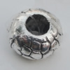 European style Beads Zinc Alloy Jewelry Findings Lead-free, 14x9mm Hole:6mm, Sold by Bag