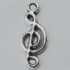 Pendant Zinc Alloy Jewelry Findings Lead-free, 20x8mm Hole:1.5mm, Sold by Bag