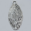 Pendant Zinc Alloy Jewelry Findings Lead-free, 33x14mm Hole:2mm, Sold by Bag