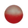Dichroice Matte Acrylic Beads, Round 10mm Hole:2.5mm, Sold by Bag 