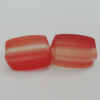 Dichroice Matte Acrylic Beads, 13x8mm Hole:2.5mm, Sold by Bag 