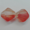 Dichroice Matte Acrylic Beads, Bicone 15x15mm Hole:3mm, Sold by Bag 